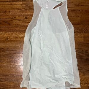 Athleta Light Blue Sleeveless Top